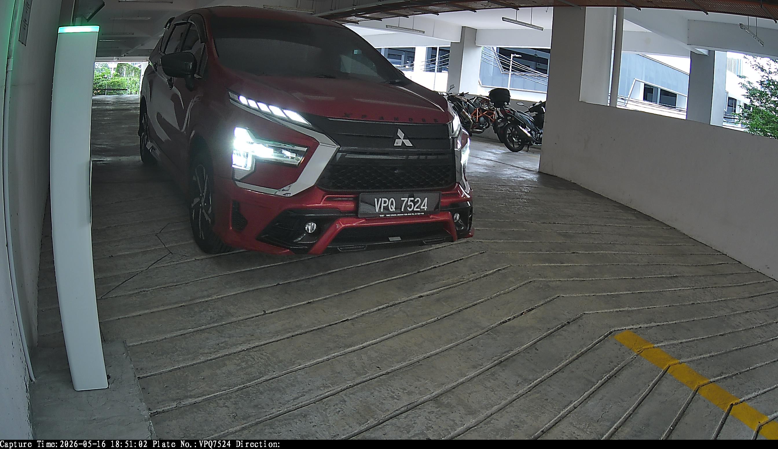 Entry Gate 7 camera feed